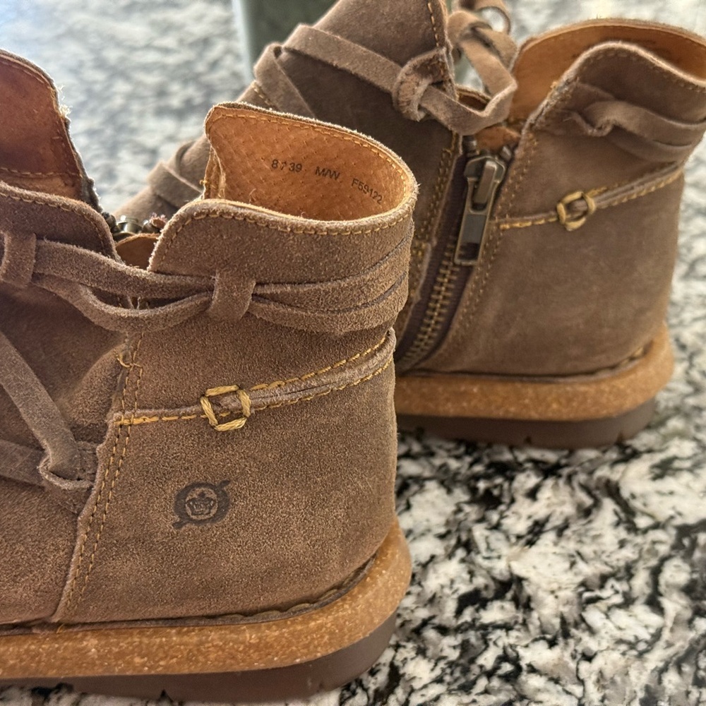Born Women's Taupe Ankle Booties - Picture 10 of 13